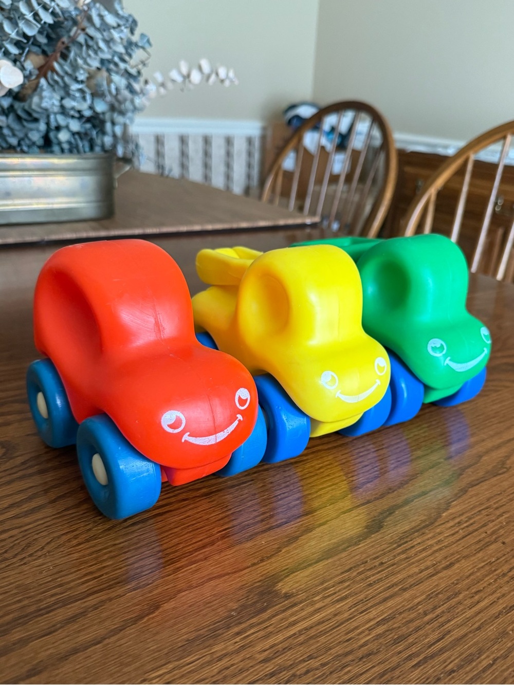 Little Tikes My First Wheels Vintage 1988 Orange Yellow Green Cars Vehicles